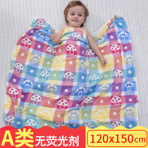 Large baby gauze bath towel Cotton baby bath towel Newborn bath blanket Childrens towel is super soft and absorbent