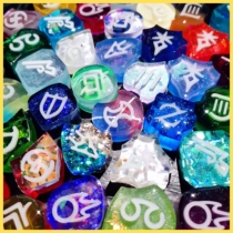  FF14 Peripheral Final Fantasy 14 Crystal Career Card Pendant Pendant