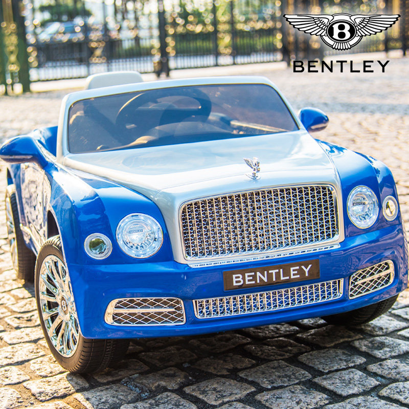 Bentley children's electric car four-wheel 4-wheel drive 1-3 4-5 years old boys and girls children's toy car can sit in the net red car