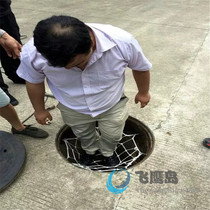 Manufacturers supply round net yin manhole cover net Sewer cover net Manhole protection net manhole cover net