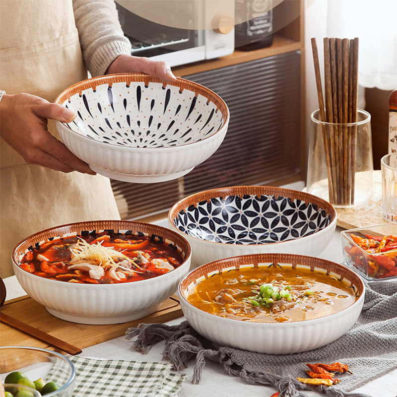 Daily Acid Vegetable Fish Large Basin Bowl Big soup bowl Bowl Male water Boiled Meat Slices Water Cooking Fish Hair Blood Wan special basin Cooking Bowl