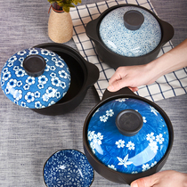 Japanese open fire high temperature resistant ceramic soup casserole household gas stove soup stew pot gas stew pot gas stew soup casserole Soup Pot Pot