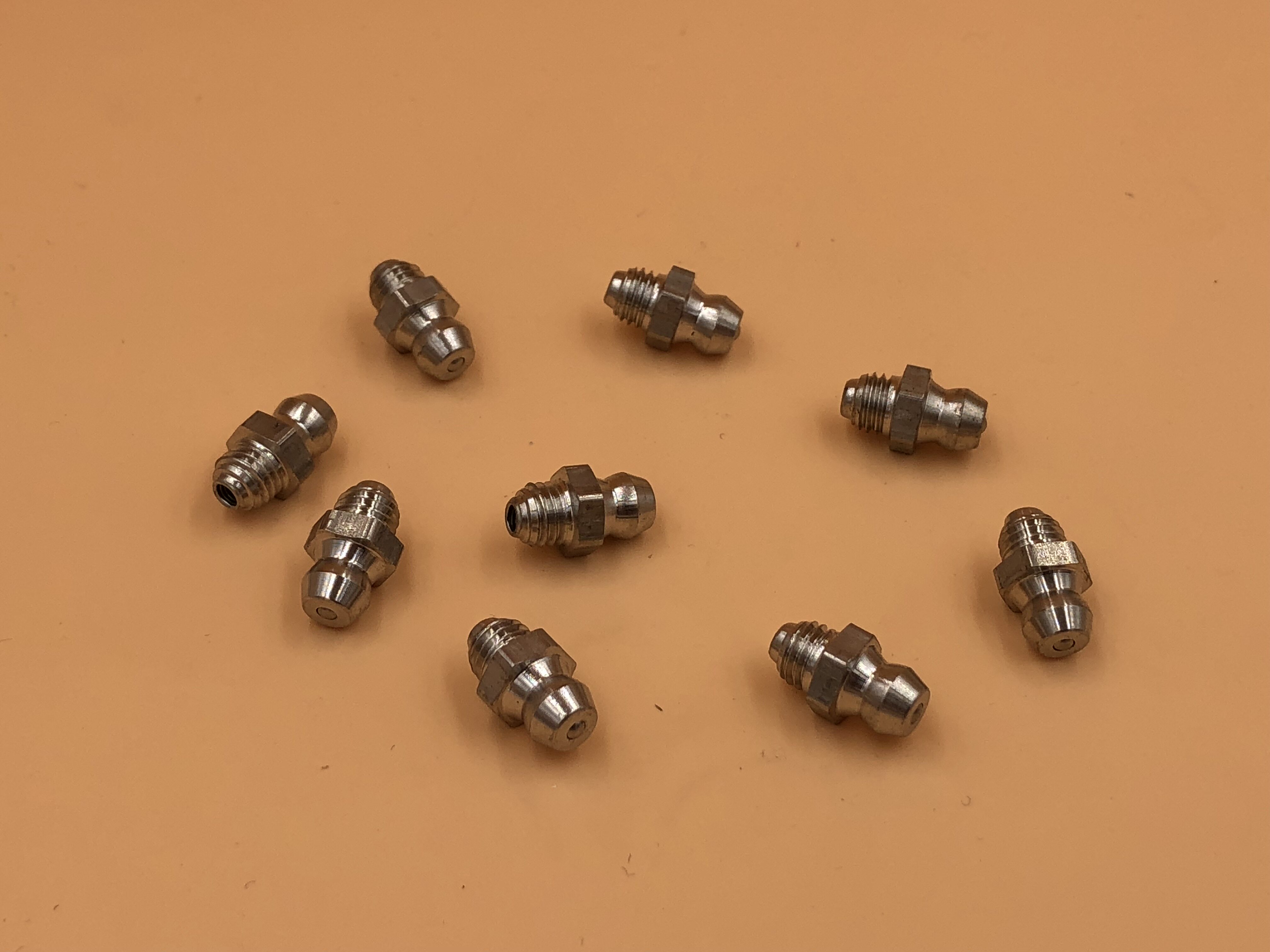 GB1152 7940 1304 stainless steel US-made fine tooth oil nozzle pressed oil cup 1 4-28 UNF 