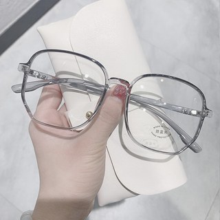 Те же очки xiaohongshu с защитой от синего света для женщин, сверхлегкие tr с дипломом, интернет-знаменитость, простое лицо, большая квадратная оправа, маленькое плоское зеркало, показывающее лицо