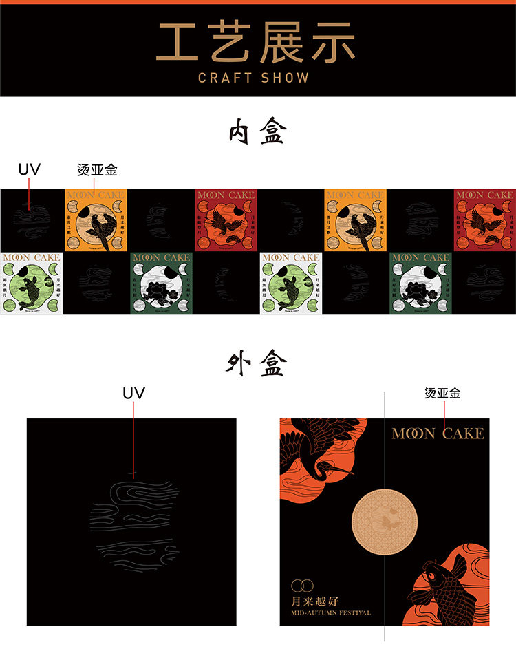 中秋礼品包装 盒适 中秋月饼礼品盒子高档创意国潮风包装盒双层空盒纸8现货定制