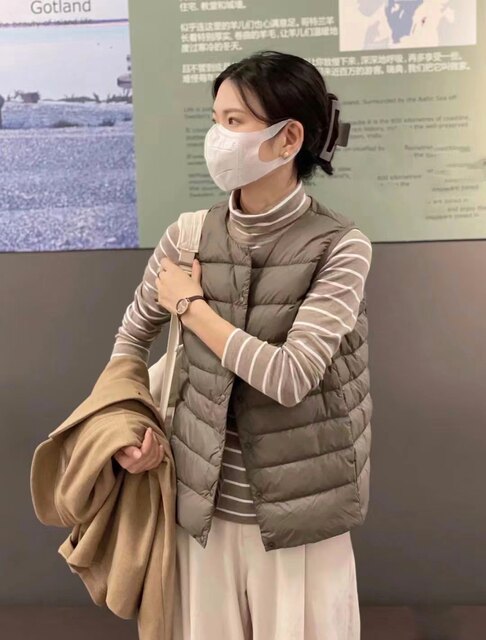 Japanese Order Autumn and Winter Simple Versatile Striped Solid Color High-Neck Slim Fit Stretchy Women's T-Shirt Base Layer