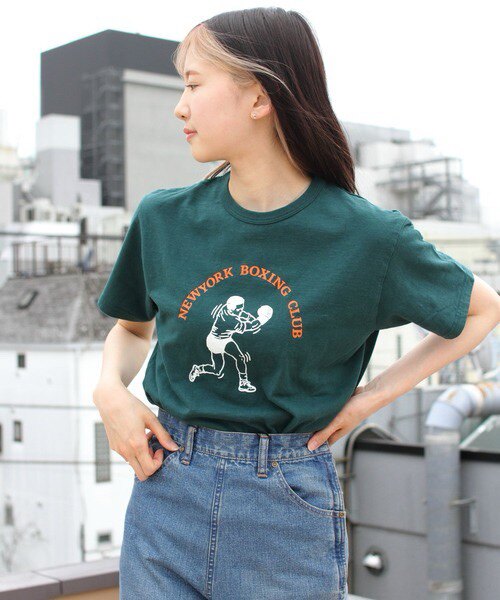 Japanese Trendy Brand Spring/Summer New Product Simple Round Neck Letter Cartoon Print Seamless Women's T-Shirt Short Sleeve Pure Cotton