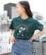 Japanese Trendy Brand Spring/Summer New Product Simple Round Neck Letter Cartoon Print Seamless Women's T-Shirt Short Sleeve Pure Cotton