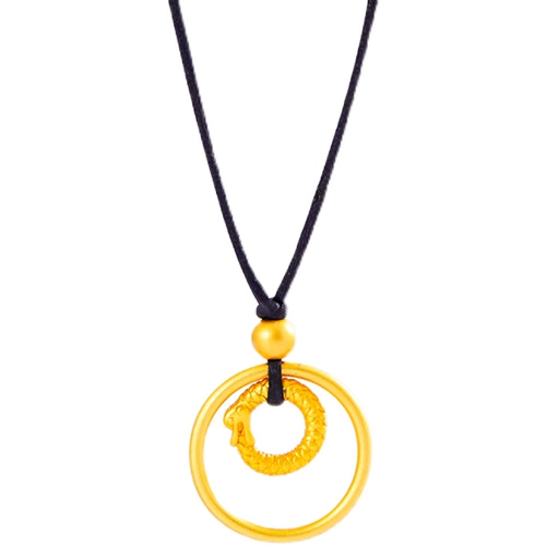 Долговечное ожерелье, плетеные аксессуары подходит для мужчин и женщин для влюбленных ручной работы, дракон и феникс