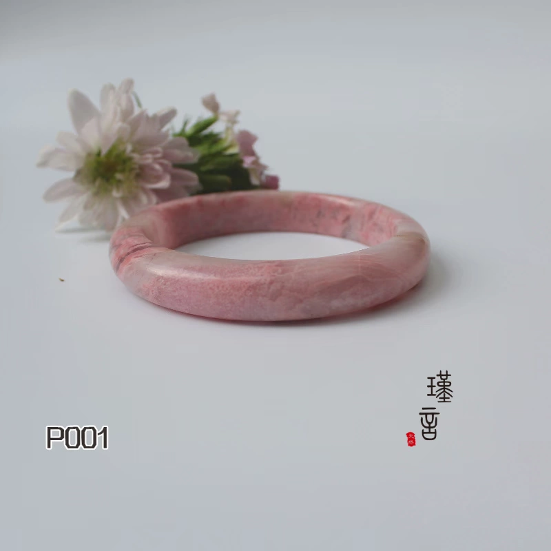 Vòng đeo tay tự nhiên Rose Wisdom Peach Stone Rose Stone High Sứ Hồng Nenhua Hua Wei Hui Bracelet nữ đá thạch anh tóc vàng