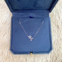 Star sterling silver necklace female summer luxury niche design sense clavicle chain 2021 new birthday gift to girlfriend