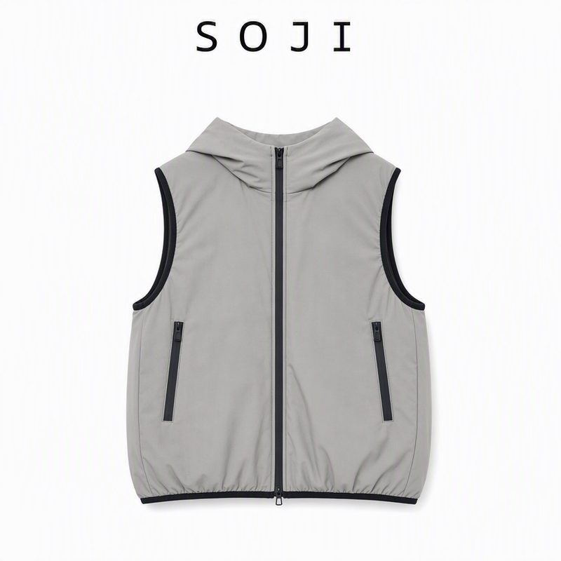 【F.J】90 Goose down Jacket for Women, Hooded Vest, Fashionable and Warm, Suitable for Home and Commuting, down Jacket Fj6615 【F.J】90 Goose down Jacket for Women, Hooded Vest, Fashionable and Warm, Suitable for Home and Commuting, down Jacket Fj6615