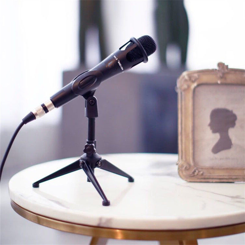 Desktop wheat rack microphone stand suitable for BM700800 condenser microphone rack small bottle microphone desktop tripod