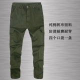 Износостойкие хлопковые штаны для работы, защита от ожогов