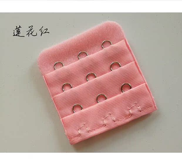 Áo ngực mở rộng khóa nhỏ 3 hàng 3 khóa 4.4CM áo ngực và hàng khóa phổ quát loại hẹp 3 hàng khóa đồ lót khóa dài khóa dây nới áo ngực giá tốt