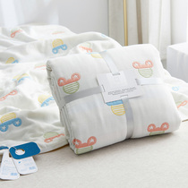 Japanese imported cartoon six-layer baby bath towel pure cotton baby gauze blanket newborn bag child towel quilt