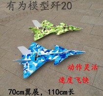 J-20 20 remote control KT board drop-resistant Magic ppboard model electric remote control aircraft model aircraft available model