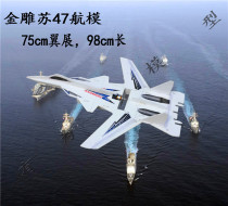 Kt board drop-resistant Magic pp plate fixed wing electric remote control model Golden carving Su 47 aircraft model aircraft Board