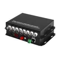 Tanghu 8-channel video 1-channel network 1 reverse 485 fiber optic transceiver analog digital network optical transceiver FC port
