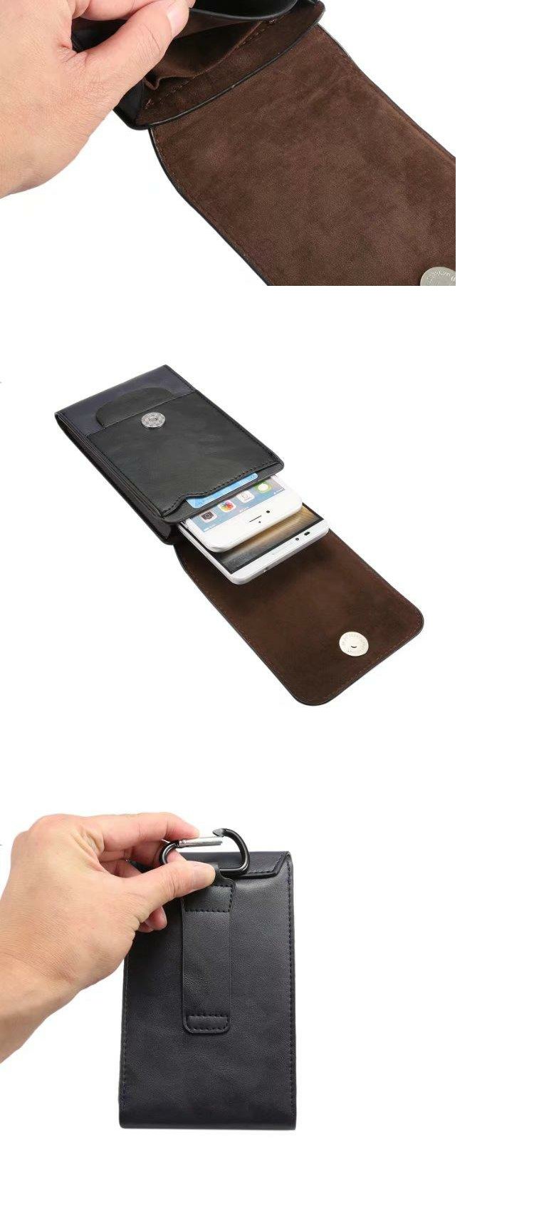 6.43 / 6.5 / 6.6 inch Huawei note8 thắt lưng treo dọc bao da kê kê Max đai điện thoại di động túi đeo thắt lưng túi đeo thắt lưng 	túi đeo hông mlb