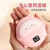 Handsome treasure charging treasure two-in-one hot water bag explosion-proof small portable warm baby female mini cute artifact