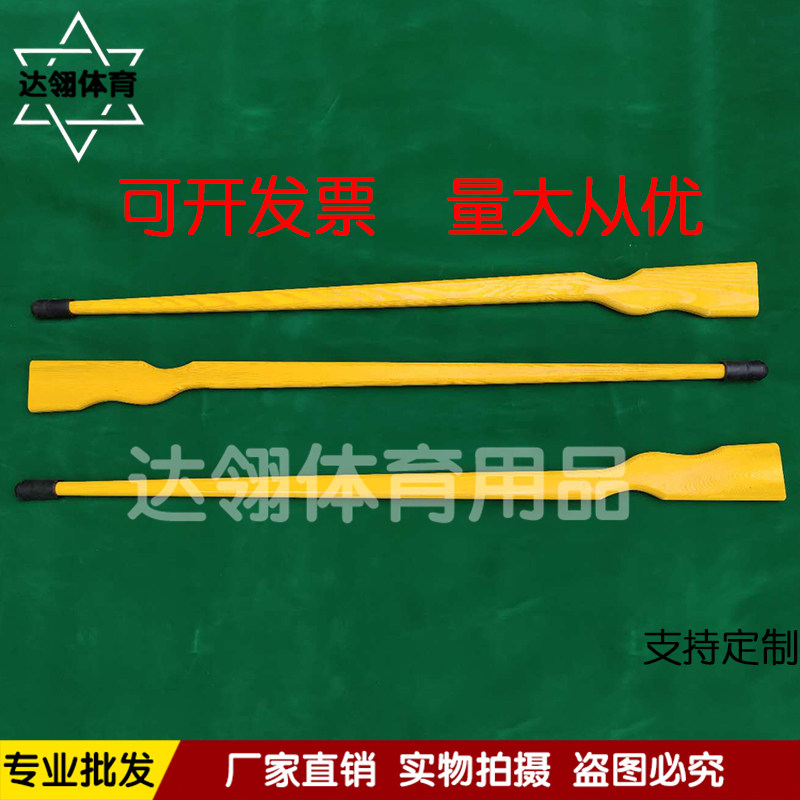 Training assassination wooden gun model Wooden rifle Military training gun holder simulation props Rubber band gun Physical training equipment