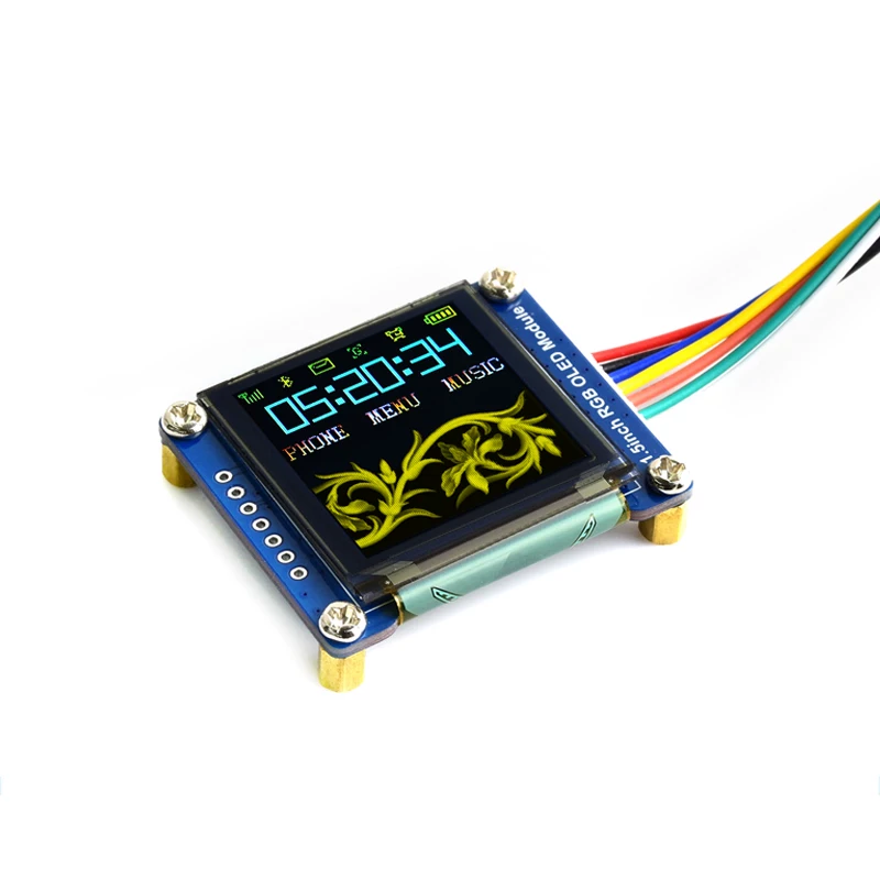 1.5-дюймовый RGB OLED модуль дисплей расширительная плата совместима с Jetson Nano/Raspberry Pi 4B