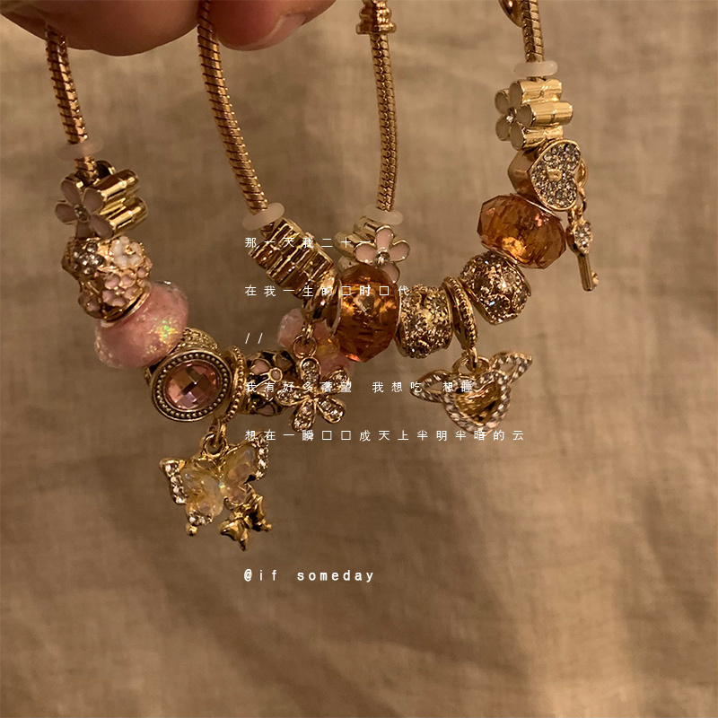 Vintage Heavy-Duty Craftsmanship Niche Luxury Bracelet with Exquisite Design, Pan-Style Bracelet with a Retro High-End Feel