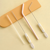 Straw brush extended bottle cleaning brush baby straw cleaning brush cup lid cleaning brush gap hard brush