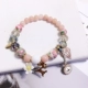Vòng tay thời trang Hàn Quốc Dongdaemun đính cườm hai lớp kẹo màu vòng tay dễ thương hoạt hình cá tính nữ trang sức nữ thủy triều
