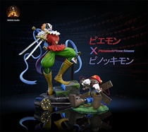 Cute Bug Ogk Comic Micro Scenario Series Clown Royalist Puppet Beasts limited hand statue