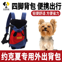 Yorkshire Pet Bag out door bag Handy Small Body Type Dog Pooch double shoulder harness Chest Back Big