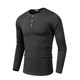 Men's open door tube Henley collar comfortable pure cotton slim net white American tough guy bottoming shirt with top T-shirt i