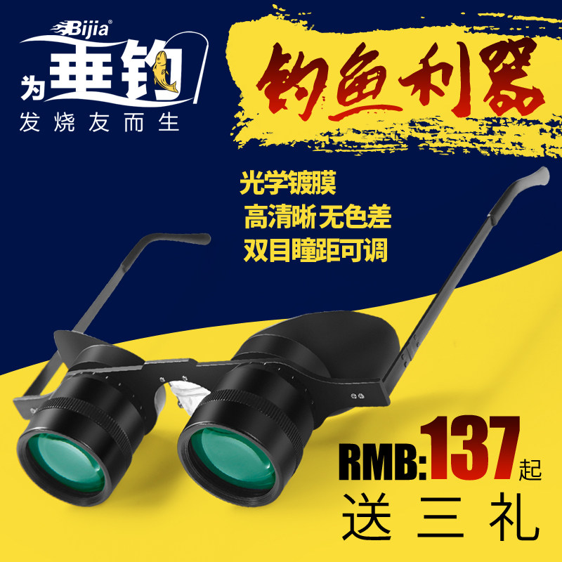 Fishing telescope glasses look drift special clear high power head wear professional magnifying glasses fishing outdoor artifacts