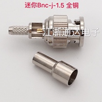 All copper RF connector small mini BNC-J-1 5 mini-BNC male window crimping RG316 etc.