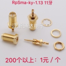 RF Connector RpSMA-KY-1 13 Female Outer Screw Inner Pin Split Welding Rg1 13 Wire with Nut