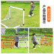 Fußballtor für Kinder, tragbar, faltbar, für den Innen- und Außenbereich, für Kindergarten, kleines Tornetz, Fünf-gegen-Fünf-Fußballtorrahmen