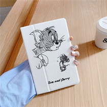 Cute 2020 new iPad10 2 inch protective cover air2 flat silicone shell 6 anti-drop mini345 cartoon rotation