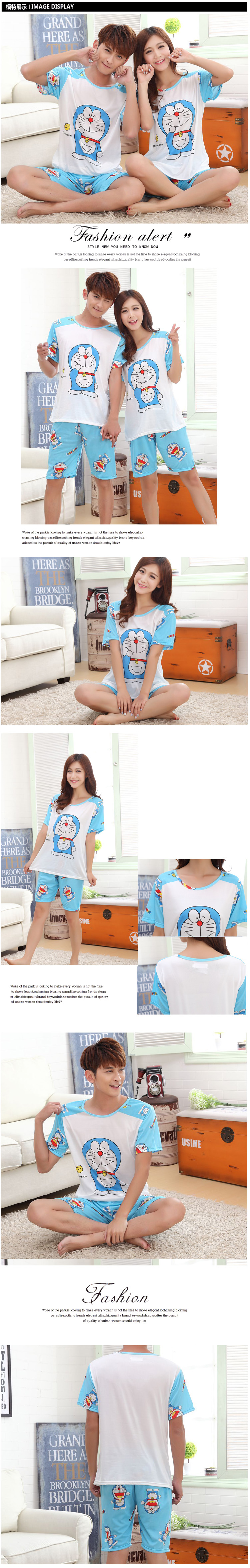 Pyjama mixte en Polyester Polyester à manche courte - Ref 3005994 Image 41