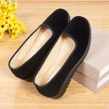 Слипоны, обувь, рабочие нескользящие износостойкие туфли для матери, мягкая подошва