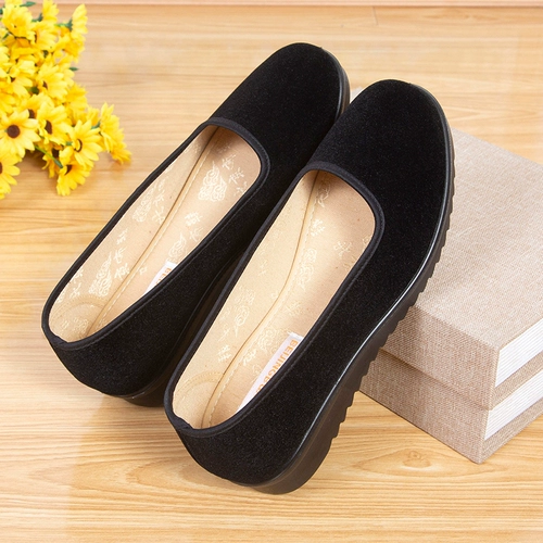 Слипоны, рабочая нескользящая износостойкая обувь для матери, мягкая подошва