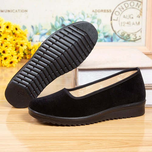 Слипоны, рабочая нескользящая износостойкая обувь для матери, мягкая подошва