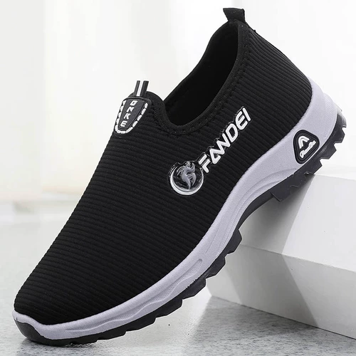 Слипоны, спортивная обувь для отдыха, обувь для ходьбы, для среднего возраста, мягкая подошва