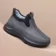 509-1 Серые мужские хлопчатобумажные туфли