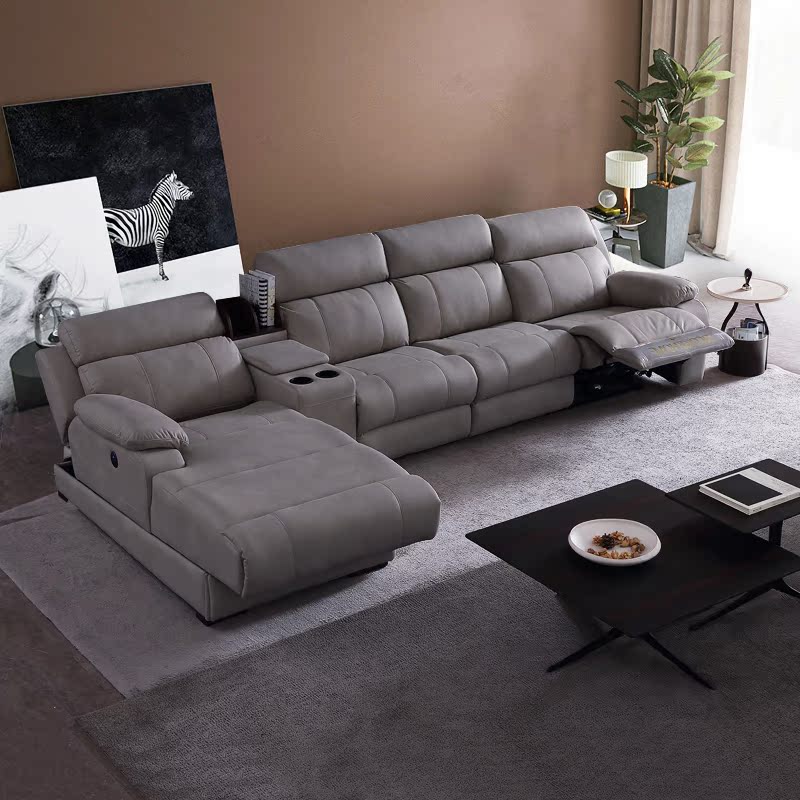 Electric function sofa living room modern light luxury simple intelligent massage space capsule first-class disposable technology fabric reclining chair