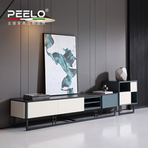 Rock board TV cabinet modern simple home lockers new color-color Nordic luxury Minimalist floor cabinet