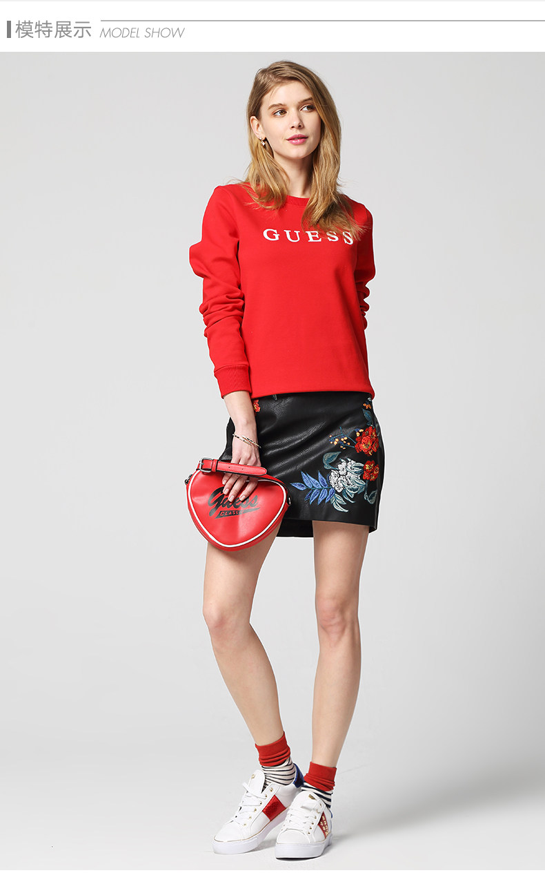 Sweatshirt femme GUESS en Coton - Ref 3213995 Image 9