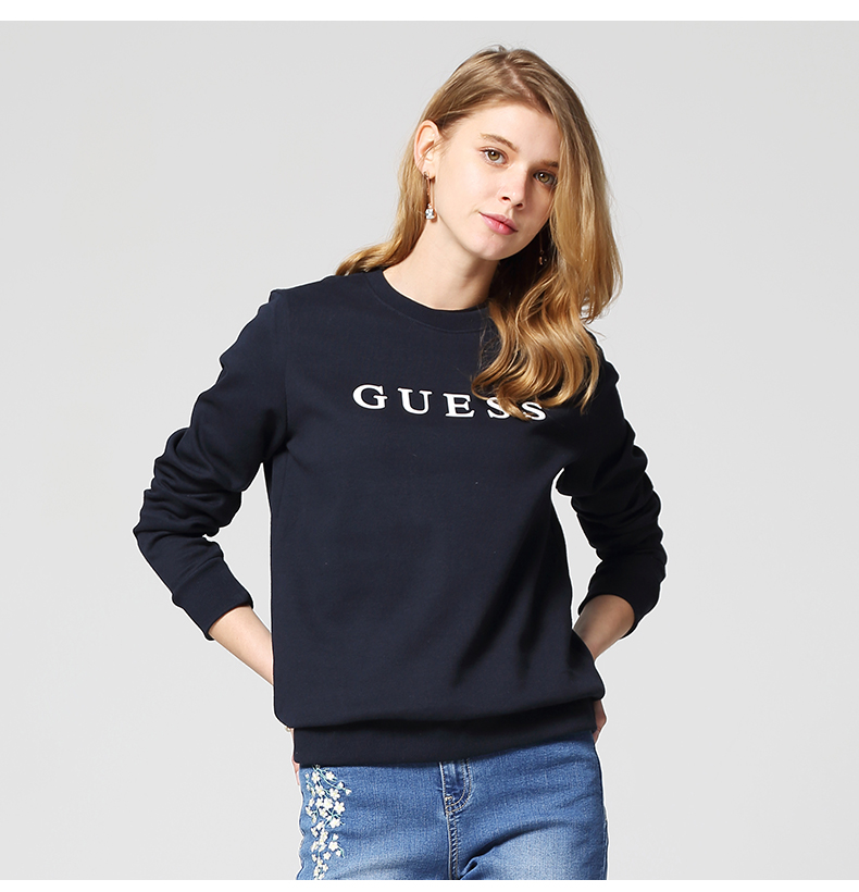 Sweatshirt femme GUESS en Coton - Ref 3213995 Image 28