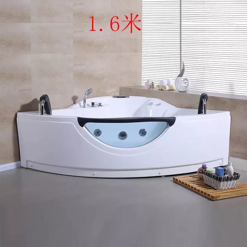 Bathtub Acrylic five-piece set Surf massage triangle fan double 1 5 meters 1 3 meters 1 65 meters 1 35 corners