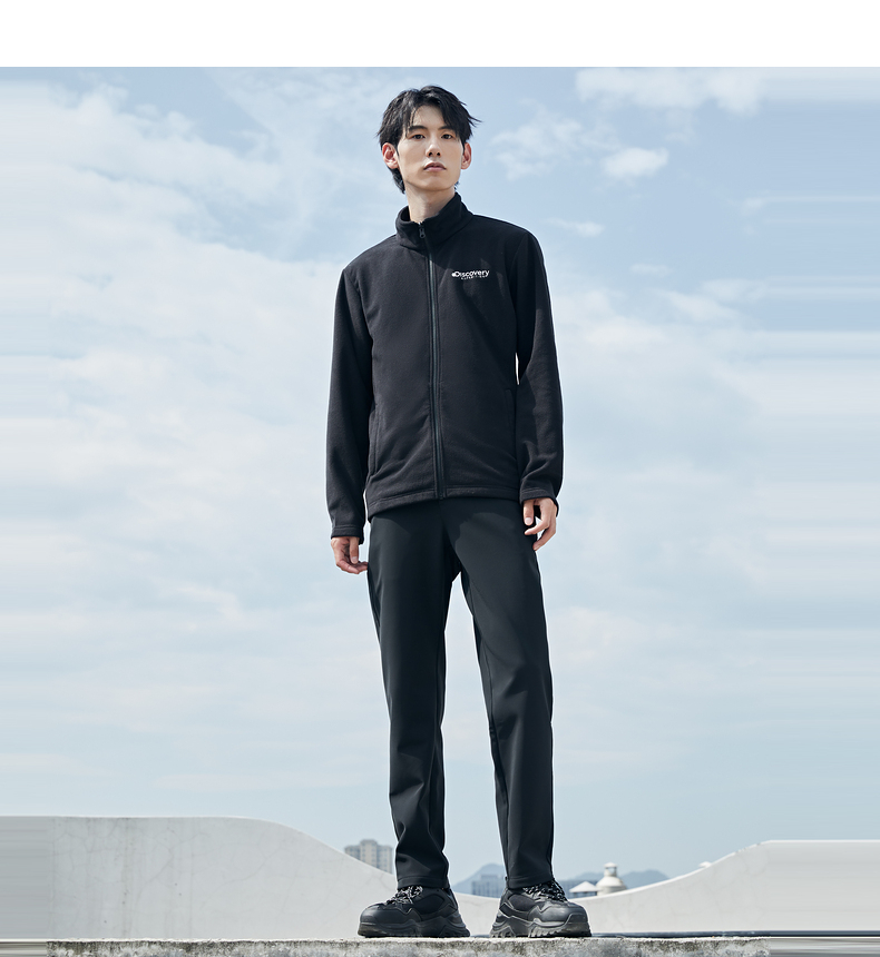 Discovery 男女软壳裤 弹力修身 加绒款 图7